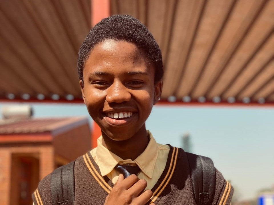 Bongumusa Manana is the first Deaf matric learner since 1988 to scoop a Bachelor pass at Sizwile School for the Deaf. Picture Supplied.