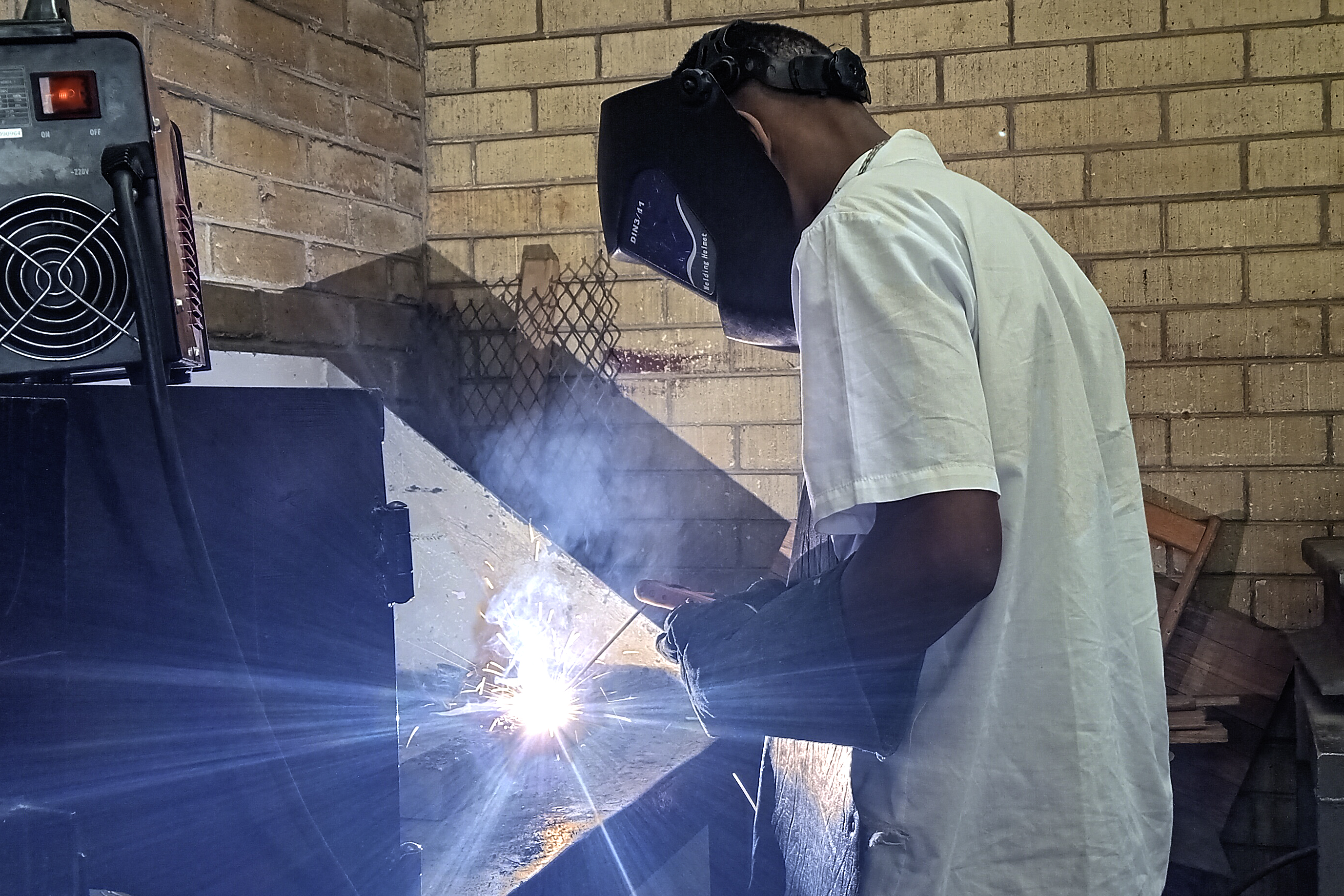 A pupil engaged in skills training at General Piet Joubert school in Limpopo, South Africa on 09 June 2025. Photograph Ntokozo Abraham/SAAJP